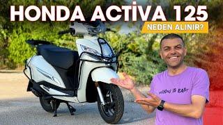 Honda Activa 125 scooter motosiklet inceleme | Neden aldım? Kolaçan 2024