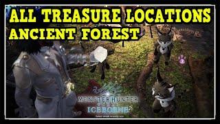 MHW Iceborne Ancient Forest All Treasure Locations - Ultimate Collector Trophy / Achievement Guide