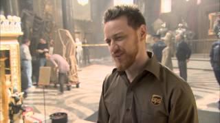 Muppets Most Wanted: James McAvoy "UPS Guy" On Set Movie Interview | ScreenSlam