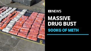 Police seize 900kg of meth inside industrial equipment from US | ABC News