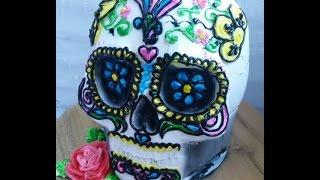 Day of the Dead Cake- Cake Decorating