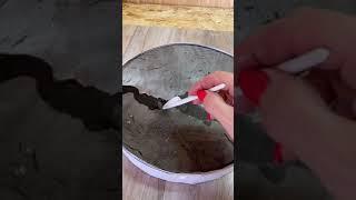 Заливка настенных часов...