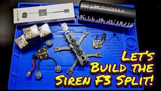 Quadmula Siren F3 Split: The Tiny Beast Build Video! // MurdersFPV