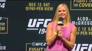 Irish Sing Appreciation for Holly Holm after her KO of Ronda Rousey