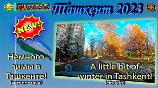 Немного зимы в Ташкенте! (автопоездка) | A little bit of winter in Tashkent! (city trip)
