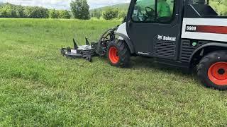 Bobcat 72" Finish Rough Cut Mower For Bobcat Toolcat Or Skid Steer Loader For Sale Nice Mark Supply