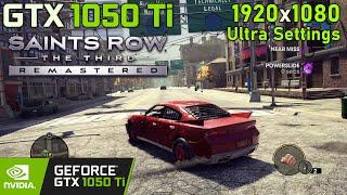 Saints Row The Third Remastered GTX 1050 Ti - 1080p - Ultra Settings | PC Performance Gameplay Test!