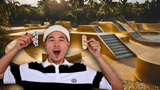 $1 vs $10,000 Fingerboard Park!