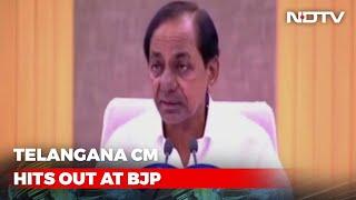 "Traitors, Demons, Dictators": Telangana's KCR's Blistering Attack On BJP