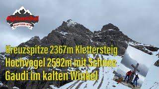 Hochvogel  2592m, Oktober 2022 bereits Winterliche Verhältnisse !!!!!