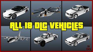 ALL 18 DLC Cars + Un-Released Drip Feed Vehicles - Agents of Sabotage DLC - GTA 5 Online DLC 2025