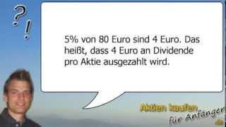 Was ist Dividende bzw. Dividendenrendite? -- Einfache Definition in 71 Sek. -- I/Teil 11