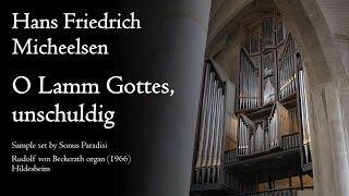 Micheelsen - O Lamm Gottes, unschuldig - Beckerath organ, Hildesheim, Hauptwerk