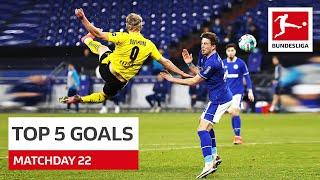 Top 5 Goals • Haaland, Sabitzer & Co. | Matchday 22 - 2020/21