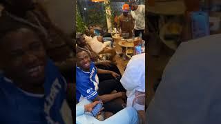 Outside with Davido #forex boys !