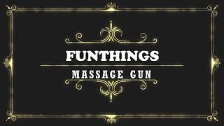 FUNTHINGS MASSAGE GUN AMAZON UNBOXING