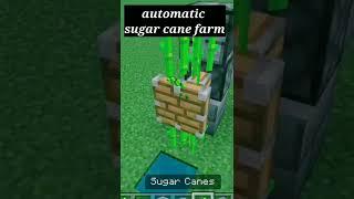 Easiest Sugar cane farm in Minecraft||how to make sugar cane farm #farm