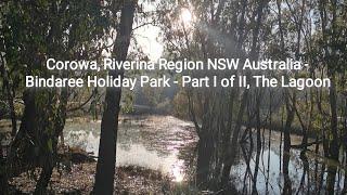 Corowa, Riverina Region NSW Australia - Bindaree Holiday Park - Part I of II, The Lagoon