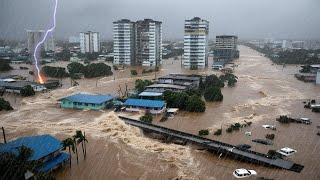 Emergency evacuation in Philippines! Flash floods from typhoon Kristine sweep away homes