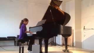 Susan Sofie Puerto-Lichtenberg on piano. Plays "Can Can"