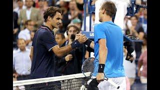 Tomas Berdych vs Roger Federer - US Open 2012 Quarterfinal: HD Highlights