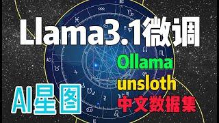 Llama3.1大模型微调 Ollama unsloth finetune 中文数据集