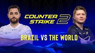 The World vs. Brasil in Counter-Strike 2!
