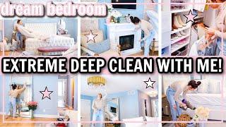  EXTREME DEEP CLEAN WITH ME 2021! BEDROOM! SATISFYING CLEAN! uLtImAtE CLEANING MOTIVATION 2021!