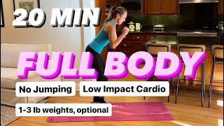 20 Min Full Body Workout - All Fitness Levels - Michelle Wilson Workouts