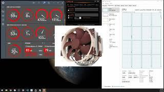 Cryorig H7 vs Noctua NH-D15 on an Intel i9 9900KF