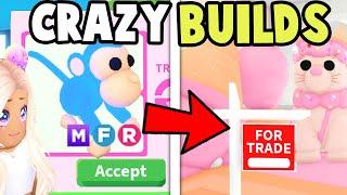 Trading for CRAZIEST Adopt Me House Builds!