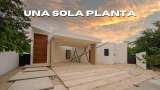 Increíble casa de UNA SOLA PLANTA ¡Construye la casa de tus sueños en Mérida Yucatán! BC STUDIO