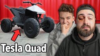 Surprising my Injured Friend with Tesla Cyber Quad