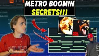 METRO BOOMIN PRODUCTION SECRETS!!! *melody, drums and mixing TUTORIAL*