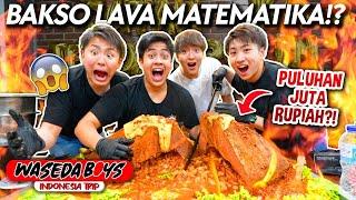 GILE!! MUKBANG BAKSO LAVA MATEMATIKA 30 KG BARENG WASEDABOYS! | INDONESIA TRIP 7