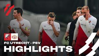 FC Utrecht onderuit tegen PSV | HIGHLIGHTS