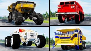 Belaz vs ZIL 167 vs Terra vs Baserunner - Who is better? - Beamng drive