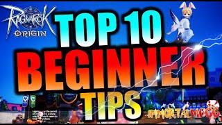 TOP 10 BEGINNER TIPS - RAGNAROK ORIGIN