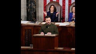 Volodymyr Zelenskyy slams Iran during US House speech