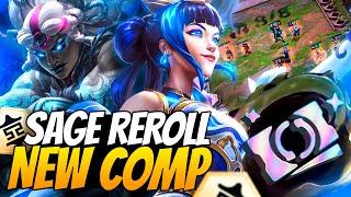 New Giga Op Sage Reroll Comp!! (3 STAR LUX & JANNA REROLL) | Teamfight Tactics Set 11