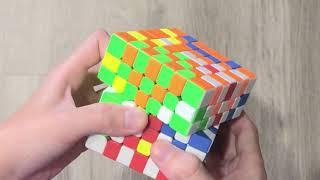 The SUPERFLIP Pattern on a 7x7 cube(Tutorial)