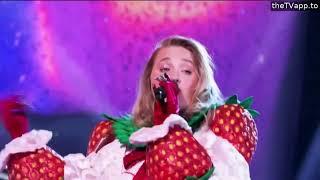 AJ Michalka (Strawberry Shortcake) sings “Potential Breakup Song” by Aly & AJ | UNMASKED PERFORMANCE