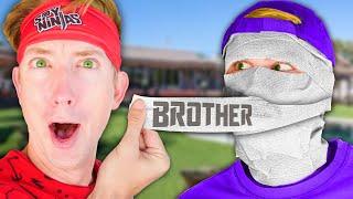 CWC BROTHER FACE REVEAL! First To Beat Giant Size Obby Game IRL Umasks Chad Wild Clay's Bro