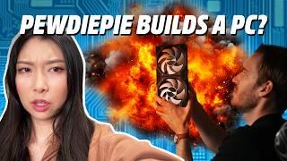 PC Builder Reacts to PewDiePie's First PC Build