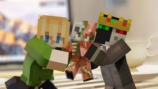 Ranboo and Tubbo dancing with Michael | Dream SMP