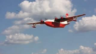 AirVenture2016 - Martin Mars drops 7,200 gallons of water!