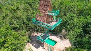 Build Most 16m Two-StoryTree House With Swimming Pools