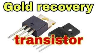 Gold recovery from old crt tv transistor