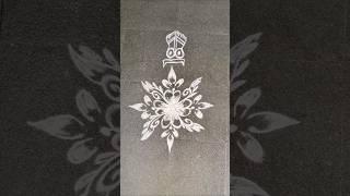 Little Kolam daily rangoli kolam design #trending #viralvideo #shorts #shortsfeed #youtubeshorts #yt