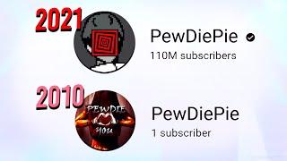 PewDiePie In The PAST On YouTube! (From 0 To 100M!)
